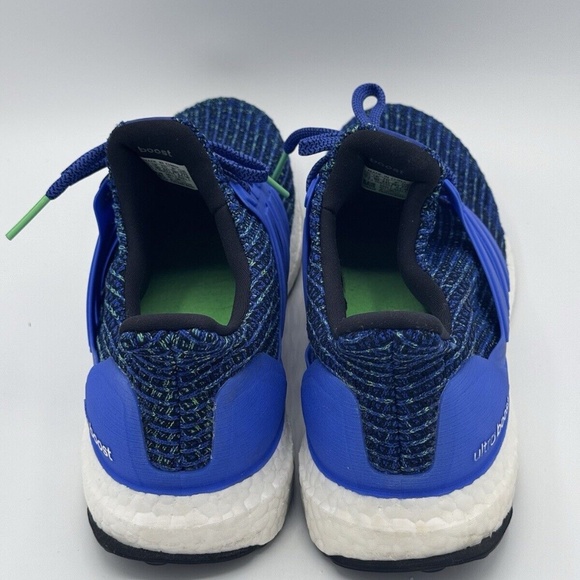 Size 10.5 - Adidas UltraBoost 4.0 Hi Res Blue CM8112 - Gently Worn - Picture 4 of 5